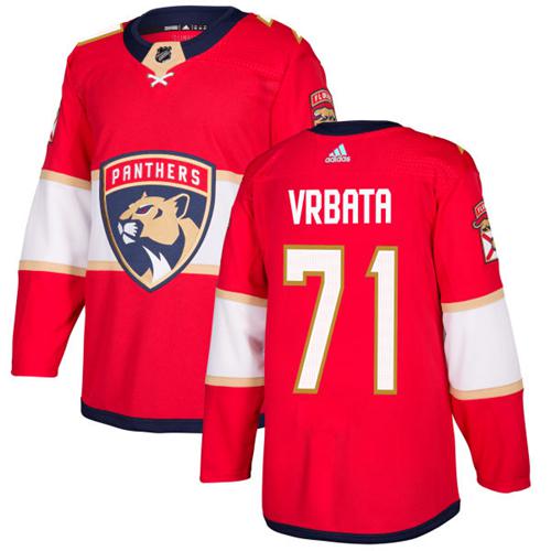 Adidas Men Florida Panthers #71 Radim Vrbata Red Home Authentic Stitched NHL Jersey->minnesota wild->NHL Jersey